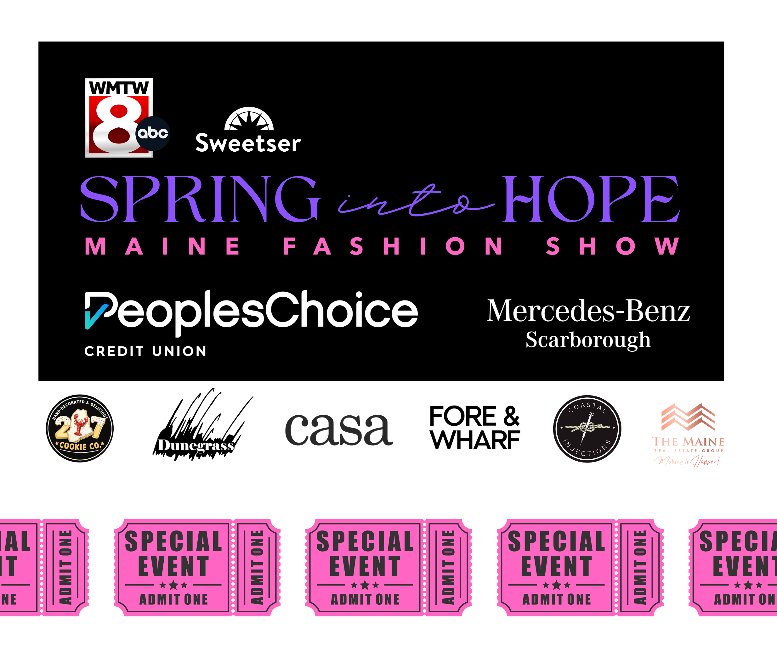 We're a Proud Partner of the Spring Into Hope Maine Fashion Show!